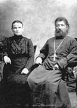 Миловидов Матвей Павлович с женой Верой Михайловной